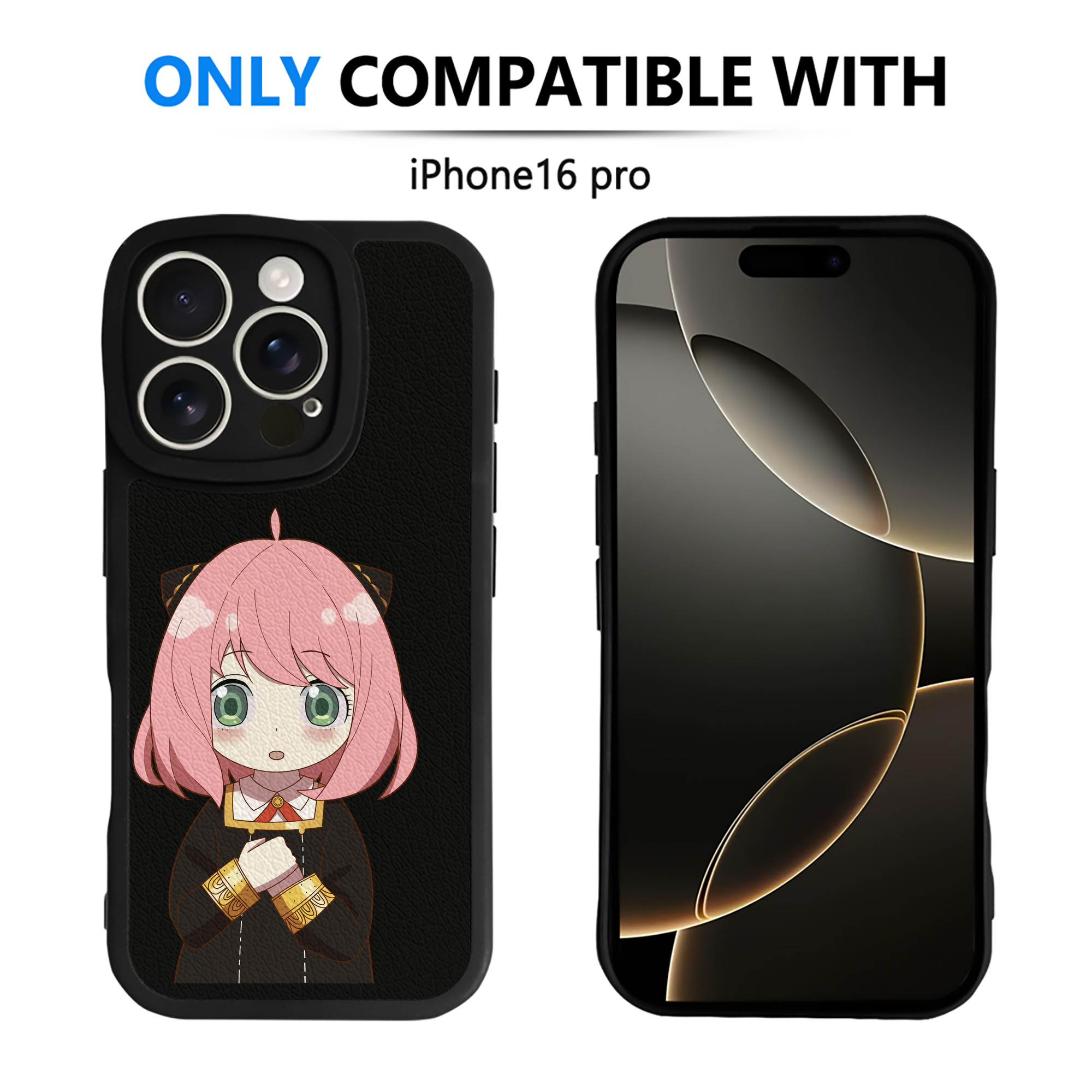 （画像用） SPY×FAMILY间谍家家酒 【iPhone 16シリーズ対応】シリコンスマホケース（レザー調） 材質：シリコン